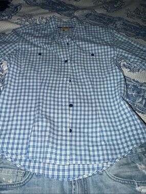 Ralph Lauren Sport Blue Madras Shirt